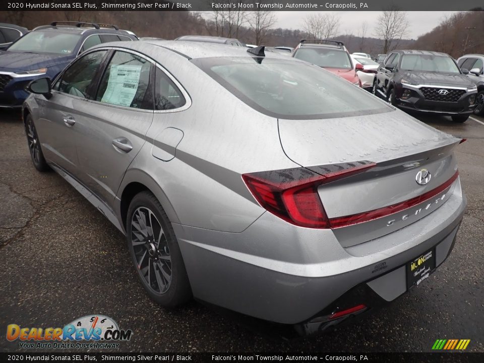 2020 Hyundai Sonata SEL Plus Shimmering Silver Pearl / Black Photo #6