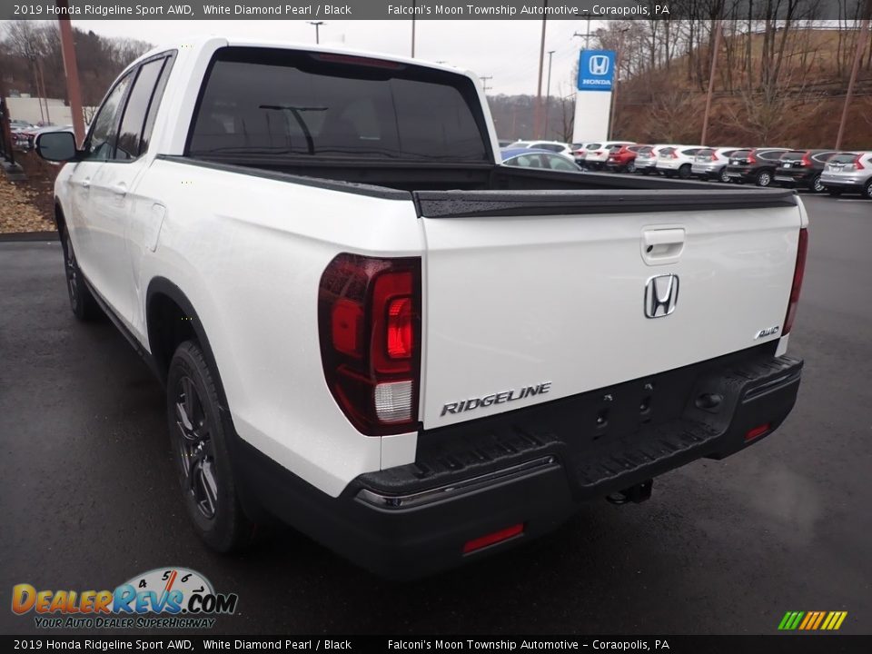 2019 Honda Ridgeline Sport AWD White Diamond Pearl / Black Photo #2