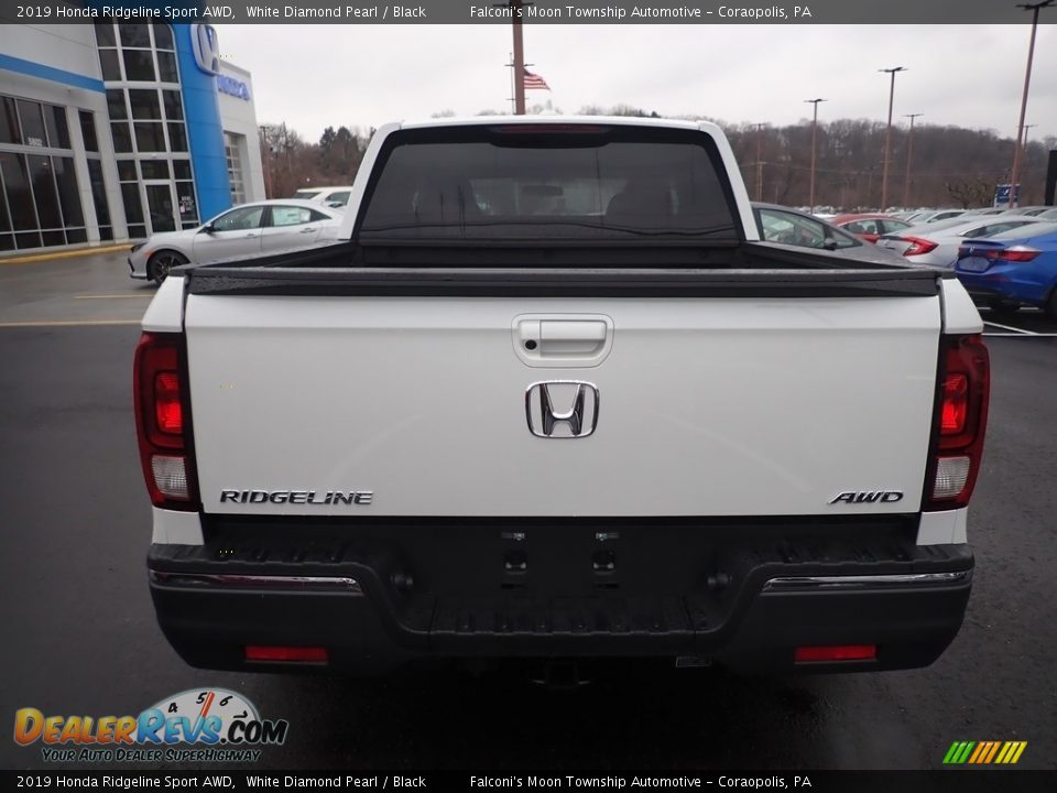 2019 Honda Ridgeline Sport AWD White Diamond Pearl / Black Photo #3