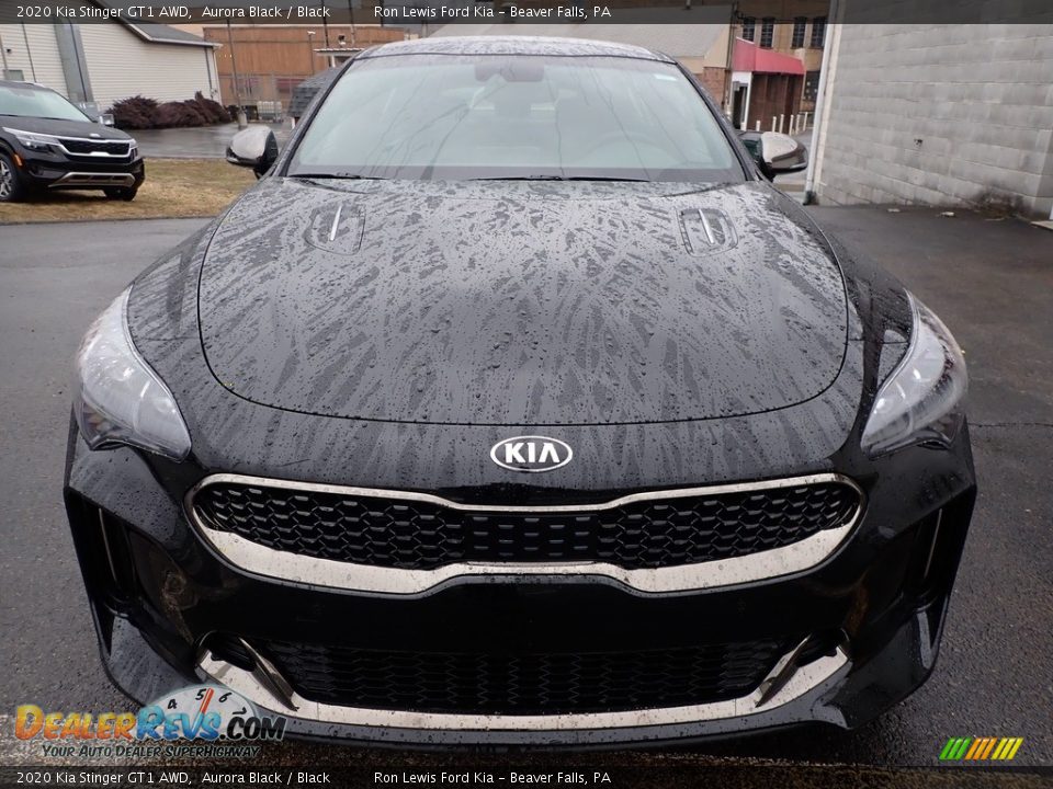 2020 Kia Stinger GT1 AWD Aurora Black / Black Photo #8