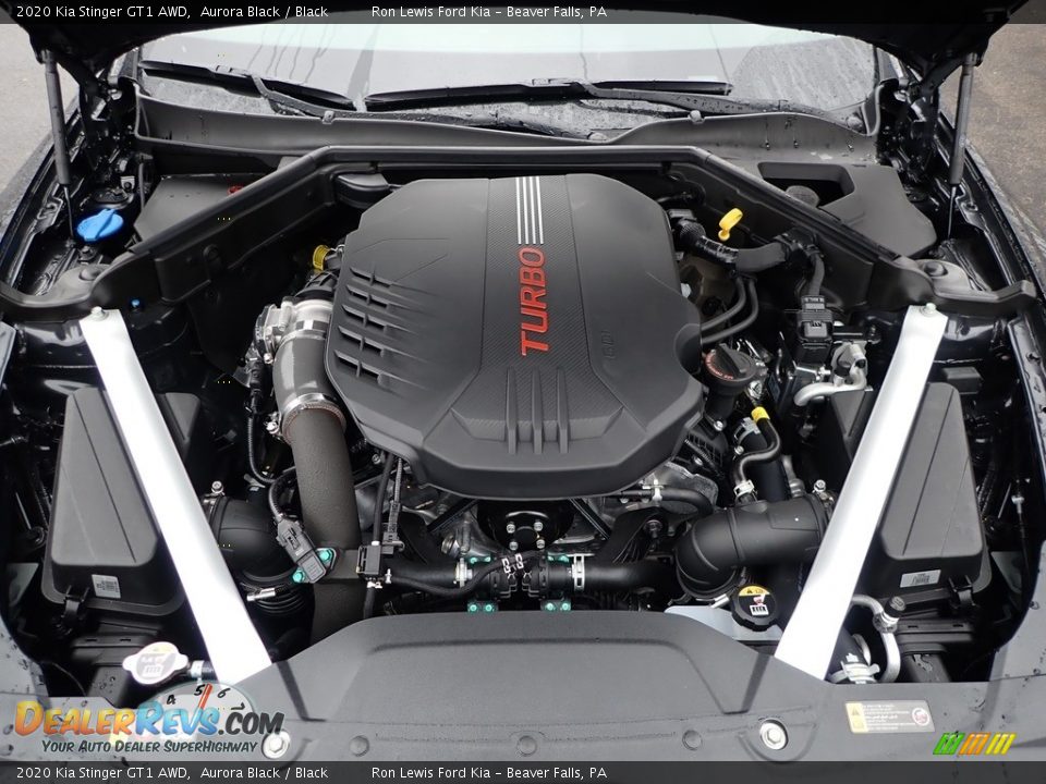2020 Kia Stinger GT1 AWD 3.3 Liter GDI DOHC 24-Valve CVVT V6 Engine Photo #9