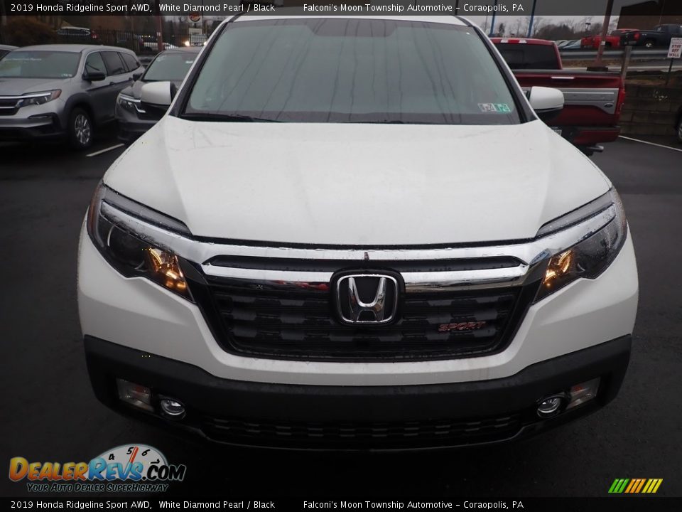 2019 Honda Ridgeline Sport AWD White Diamond Pearl / Black Photo #6