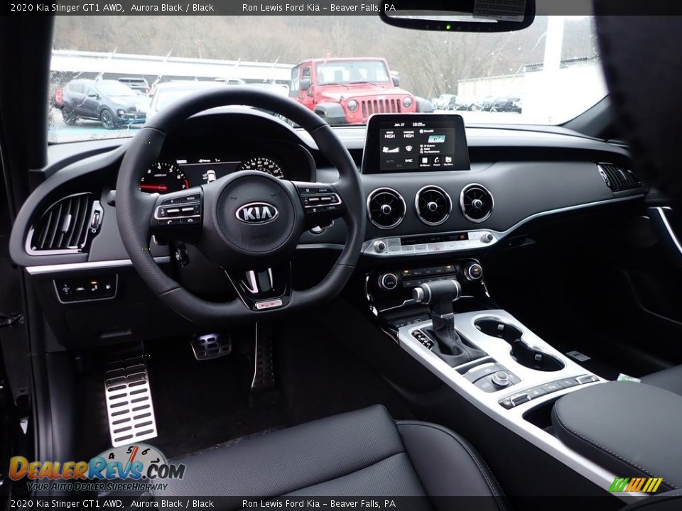 Black Interior - 2020 Kia Stinger GT1 AWD Photo #15