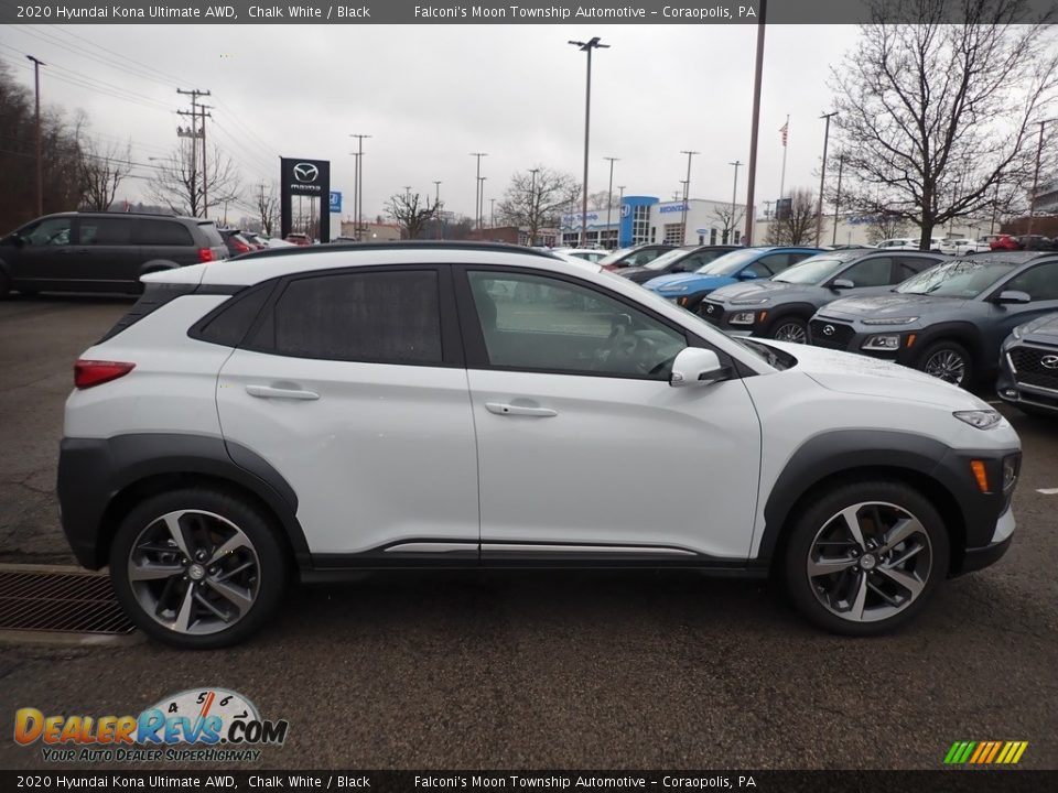 2020 Hyundai Kona Ultimate AWD Chalk White / Black Photo #1