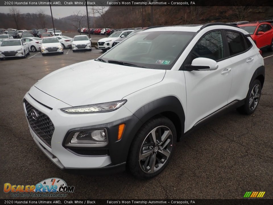 2020 Hyundai Kona Ultimate AWD Chalk White / Black Photo #5