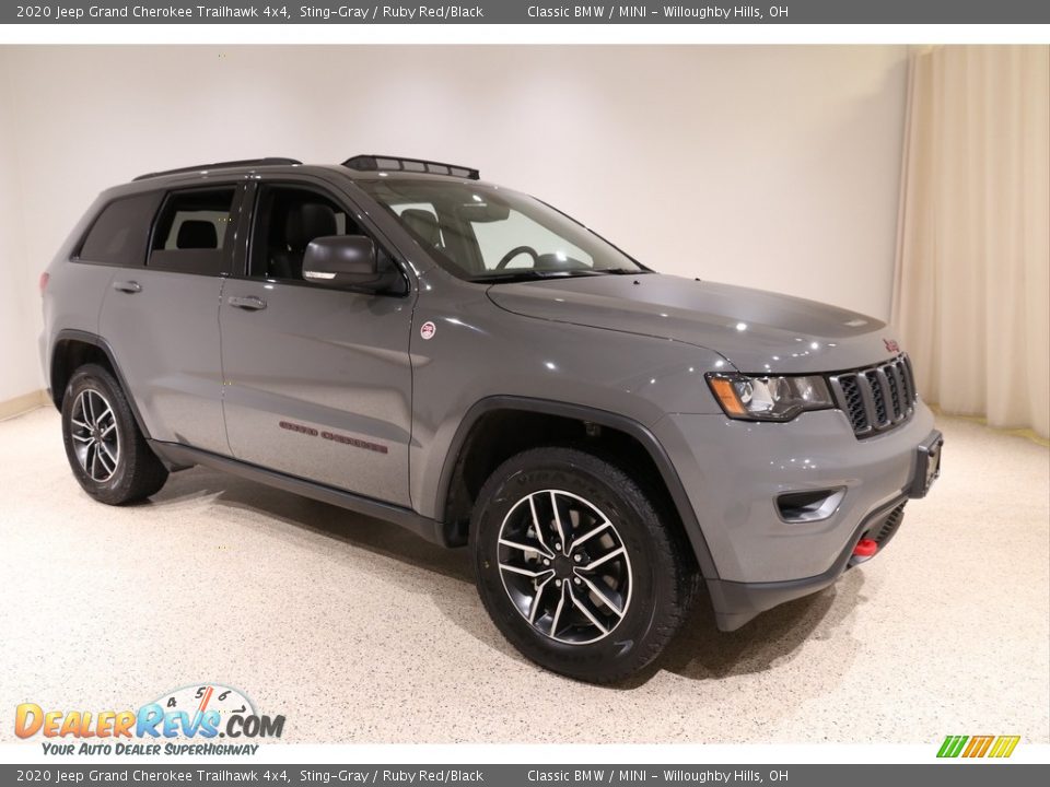 2020 Jeep Grand Cherokee Trailhawk 4x4 Sting-Gray / Ruby Red/Black Photo #1
