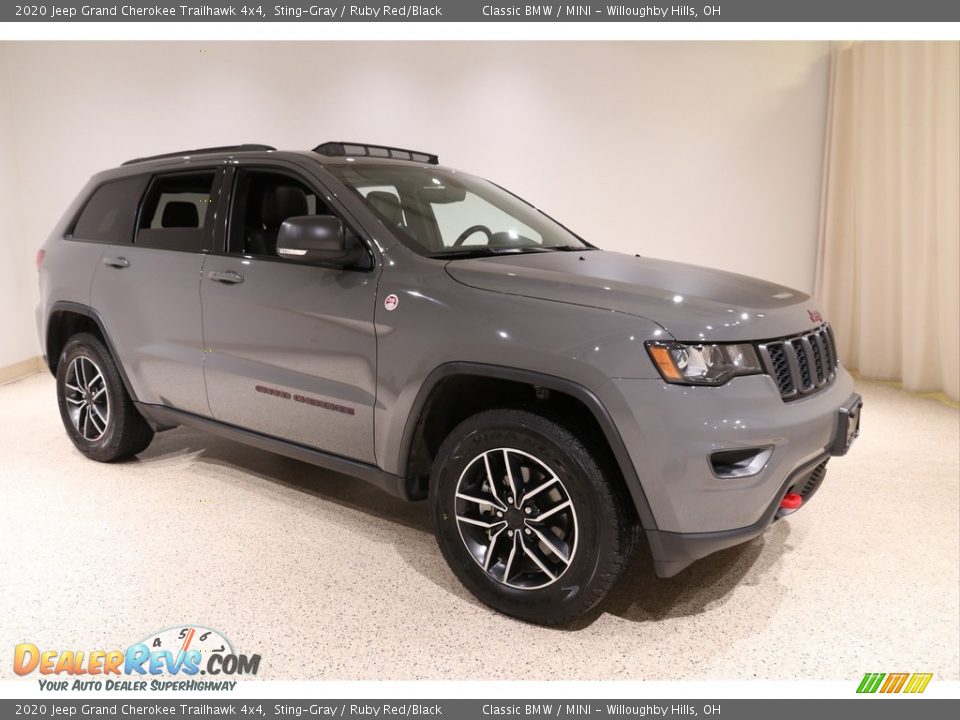 2020 Jeep Grand Cherokee Trailhawk 4x4 Sting-Gray / Ruby Red/Black Photo #1