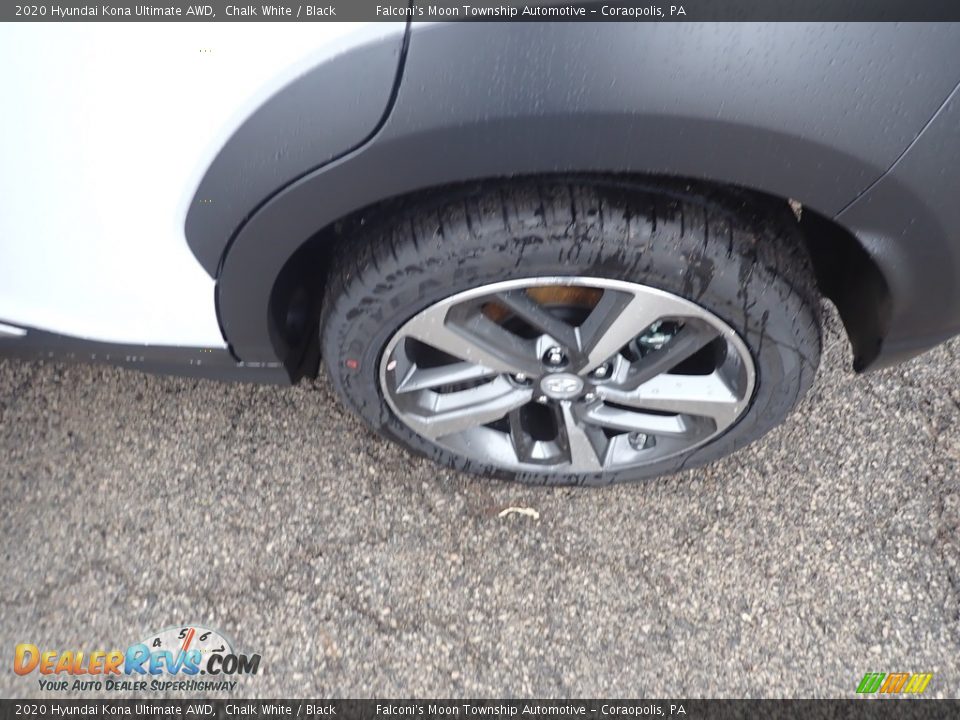 2020 Hyundai Kona Ultimate AWD Chalk White / Black Photo #7