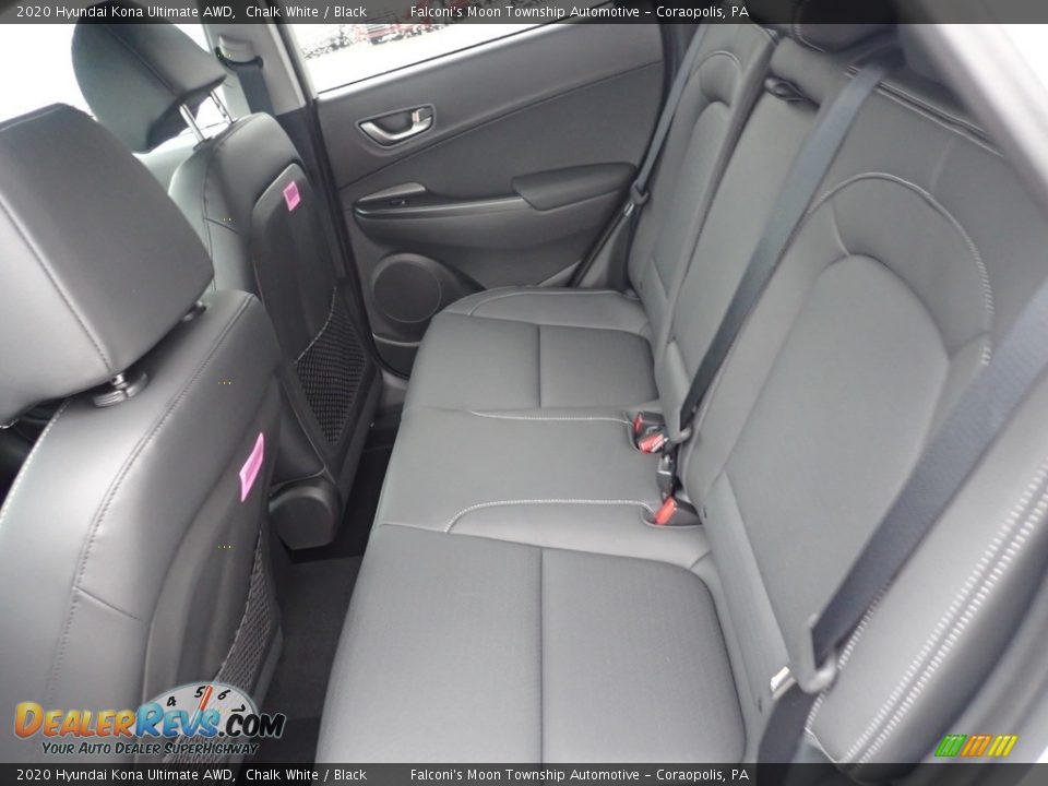 2020 Hyundai Kona Ultimate AWD Chalk White / Black Photo #8