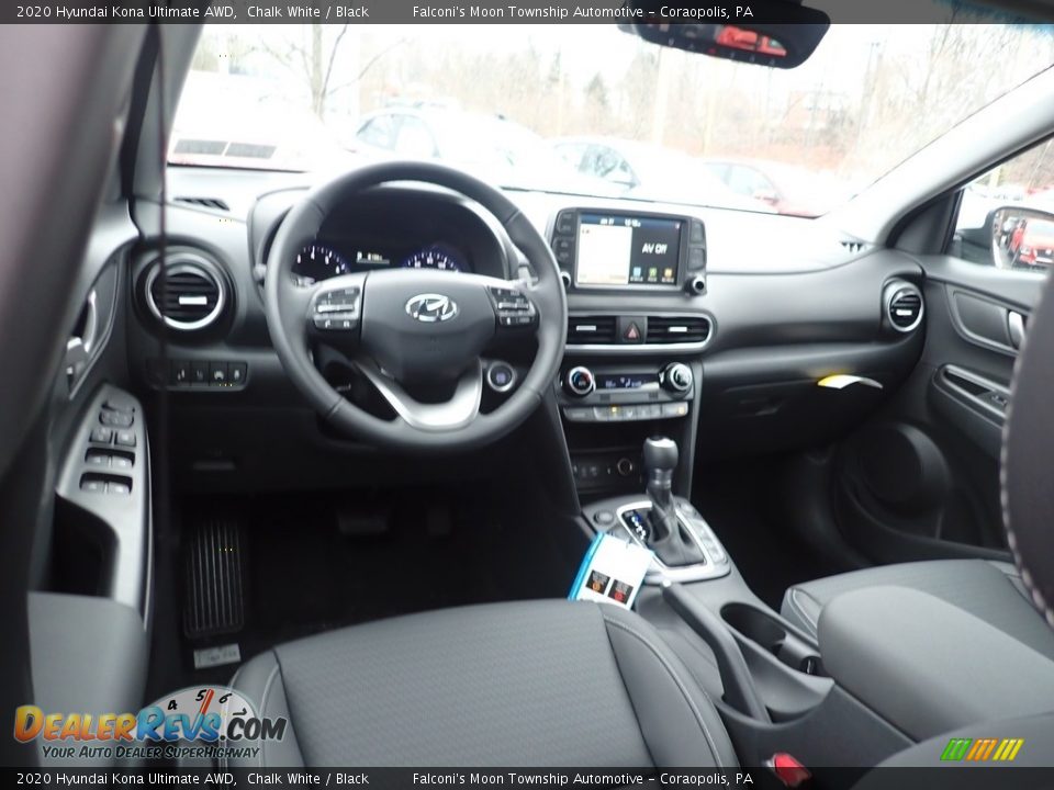 2020 Hyundai Kona Ultimate AWD Chalk White / Black Photo #9