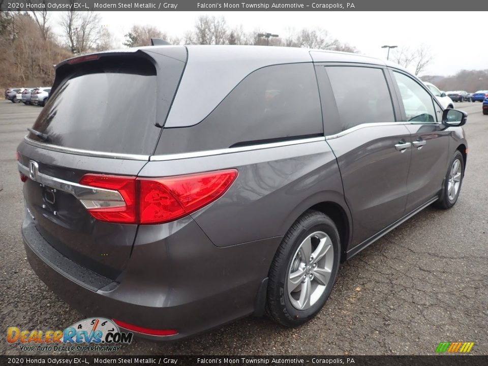2020 Honda Odyssey EX-L Modern Steel Metallic / Gray Photo #4