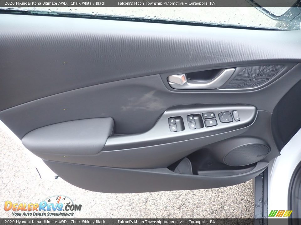 2020 Hyundai Kona Ultimate AWD Chalk White / Black Photo #10