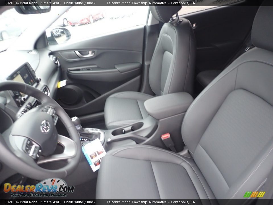 2020 Hyundai Kona Ultimate AWD Chalk White / Black Photo #11