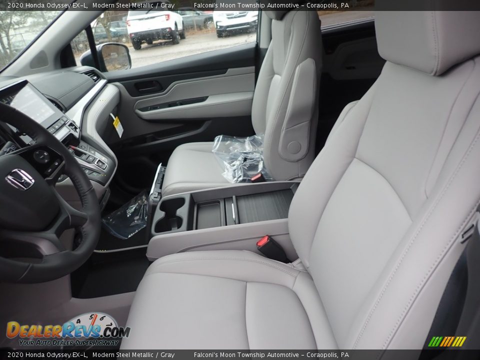 2020 Honda Odyssey EX-L Modern Steel Metallic / Gray Photo #8
