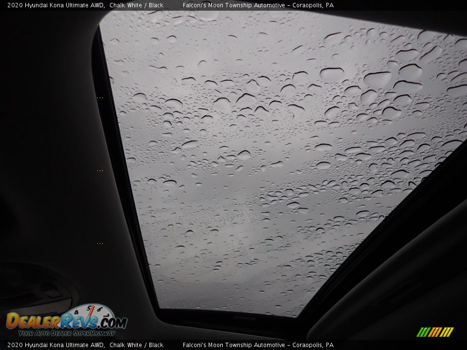 2020 Hyundai Kona Ultimate AWD Chalk White / Black Photo #14