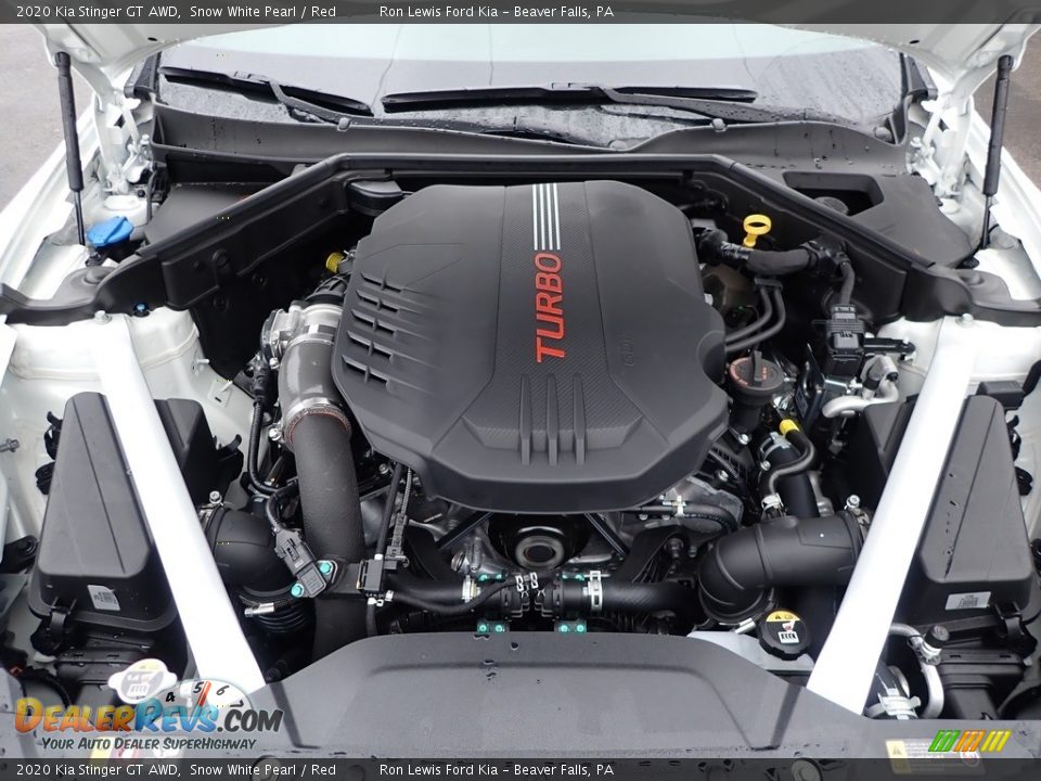 2020 Kia Stinger GT AWD 3.3 Liter GDI DOHC 24-Valve CVVT V6 Engine Photo #9