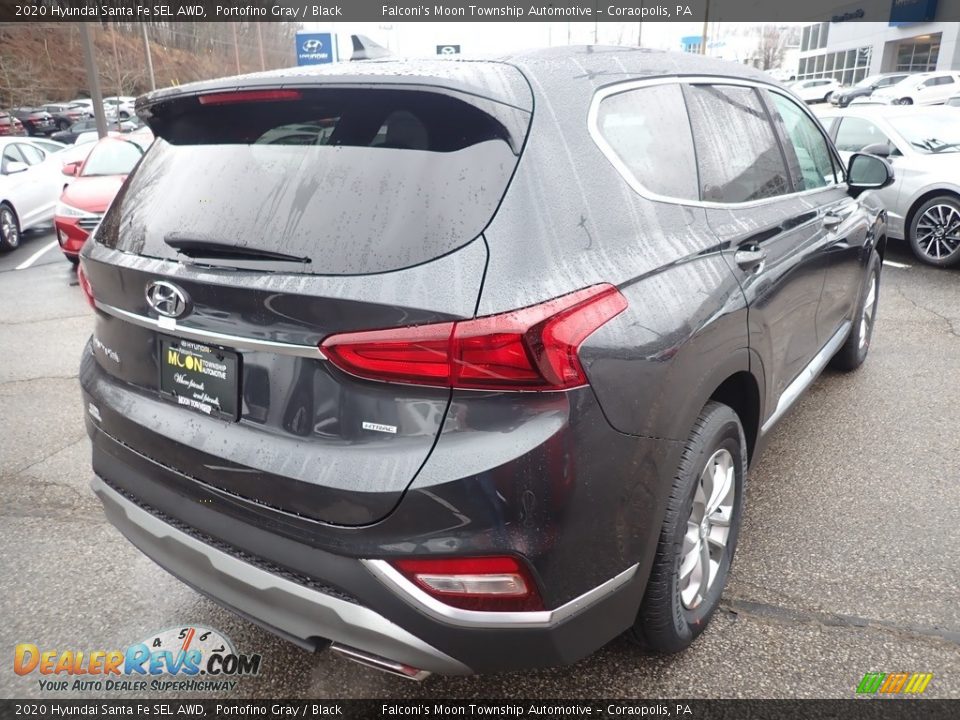 2020 Hyundai Santa Fe SEL AWD Portofino Gray / Black Photo #2