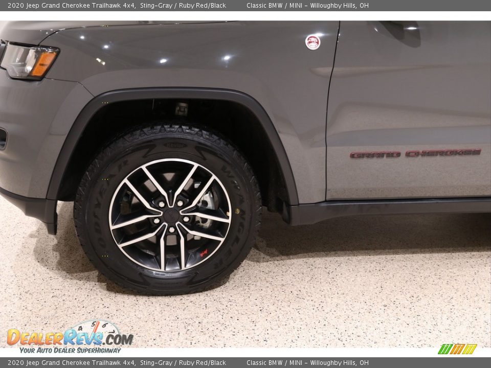 2020 Jeep Grand Cherokee Trailhawk 4x4 Sting-Gray / Ruby Red/Black Photo #27