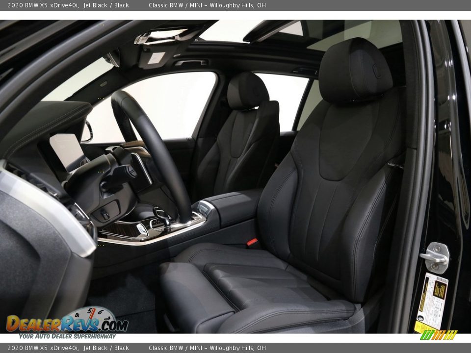 Front Seat of 2020 BMW X5 xDrive40i Photo #7