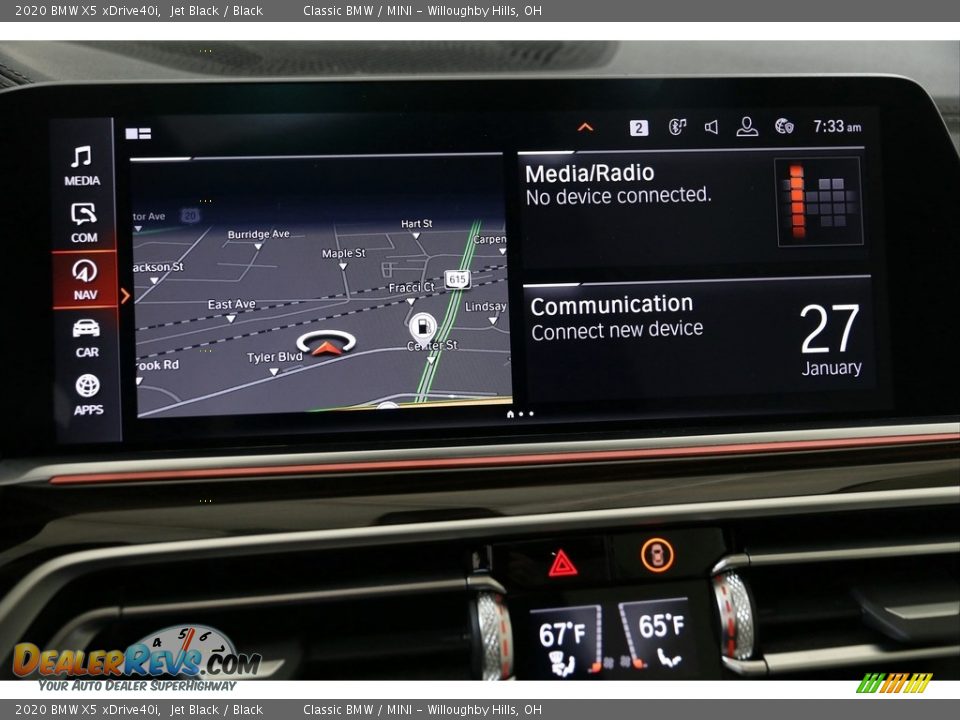 Navigation of 2020 BMW X5 xDrive40i Photo #12