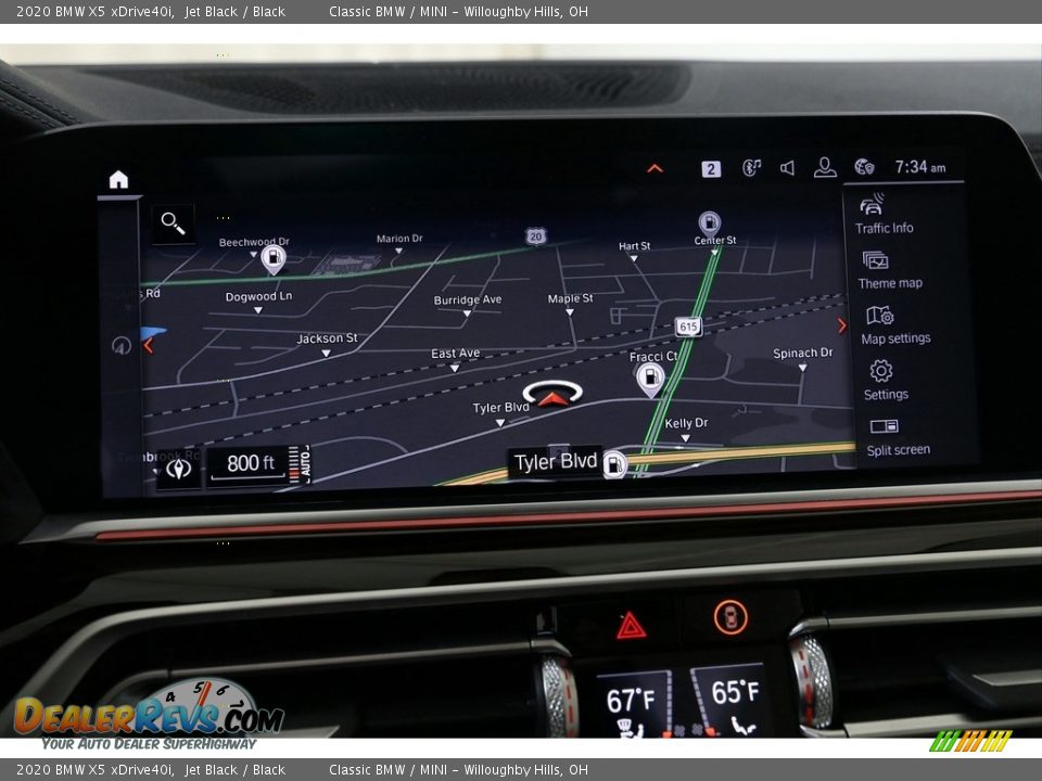 Navigation of 2020 BMW X5 xDrive40i Photo #17