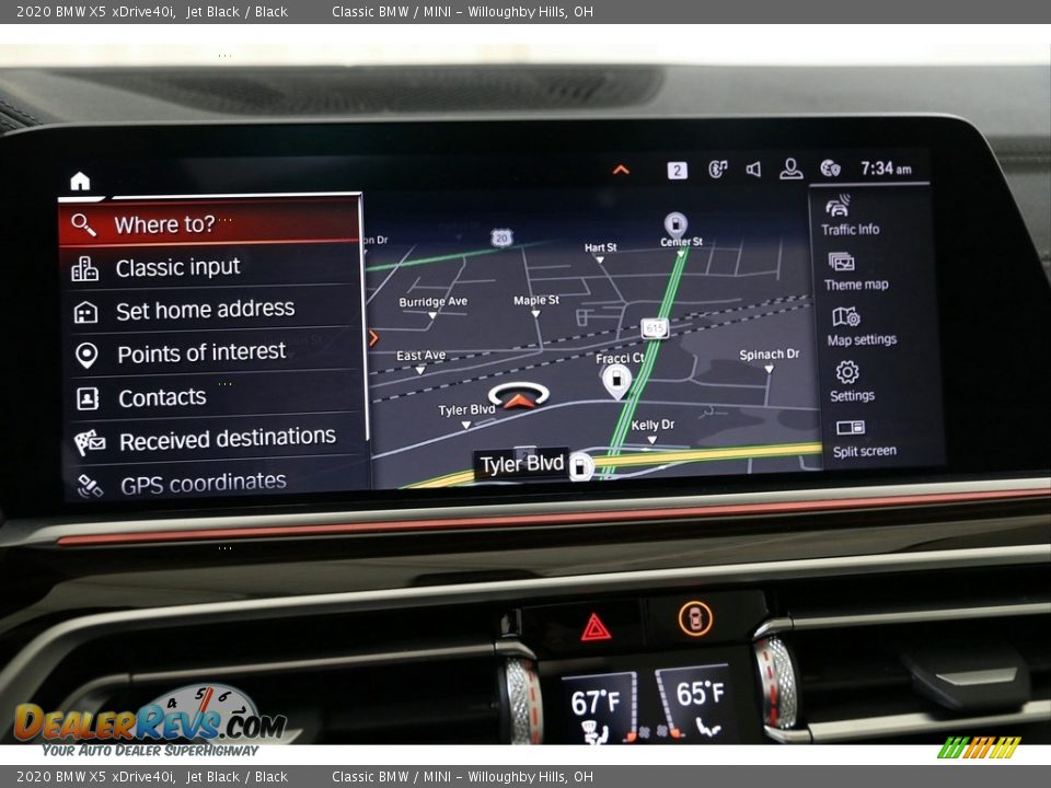 Navigation of 2020 BMW X5 xDrive40i Photo #18