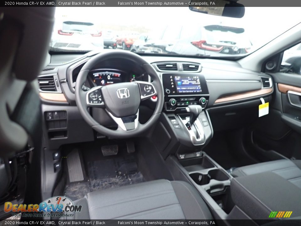 2020 Honda CR-V EX AWD Crystal Black Pearl / Black Photo #10