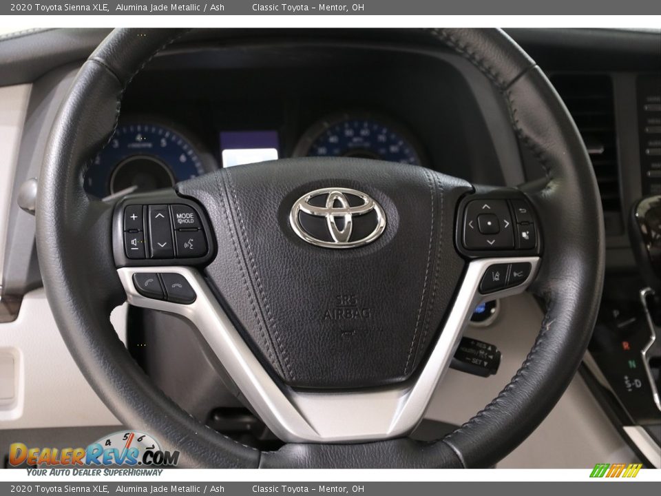 2020 Toyota Sienna XLE Alumina Jade Metallic / Ash Photo #7