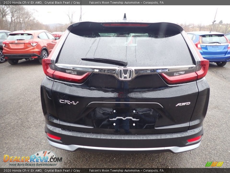 2020 Honda CR-V EX AWD Crystal Black Pearl / Gray Photo #3