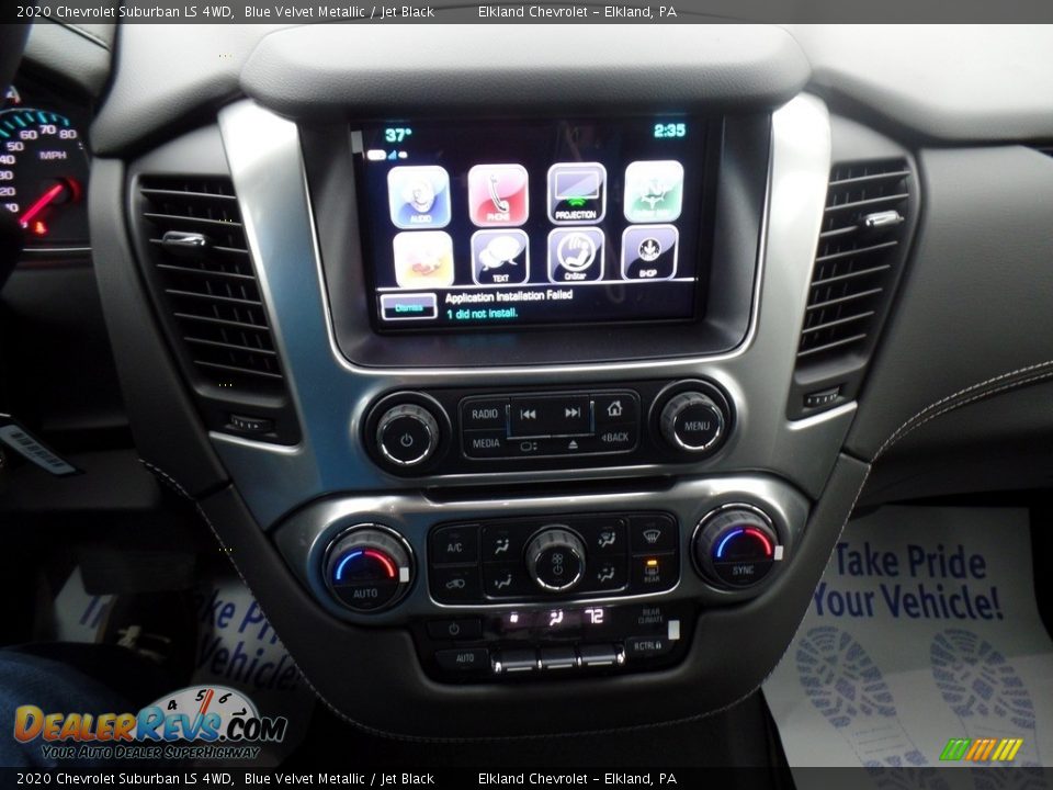 2020 Chevrolet Suburban LS 4WD Blue Velvet Metallic / Jet Black Photo #27