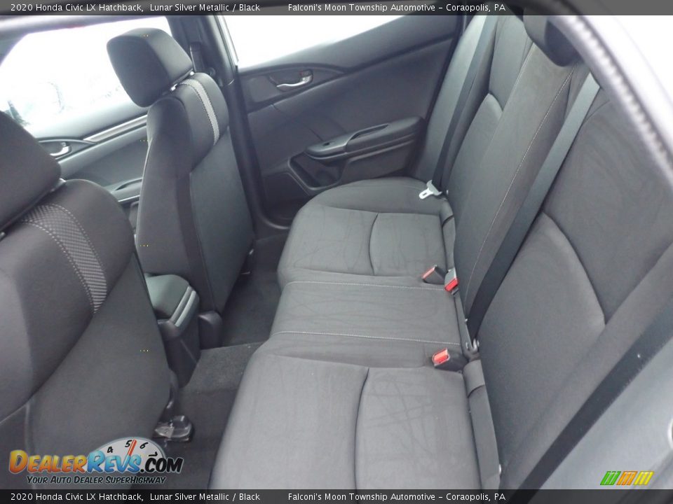 2020 Honda Civic LX Hatchback Lunar Silver Metallic / Black Photo #10