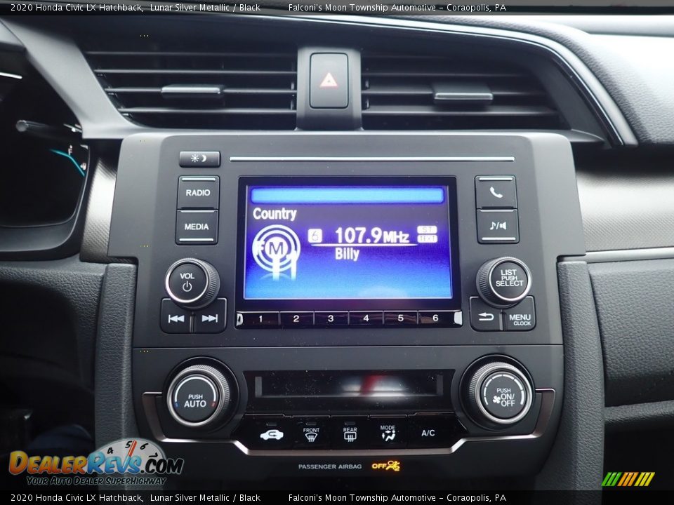 Controls of 2020 Honda Civic LX Hatchback Photo #14