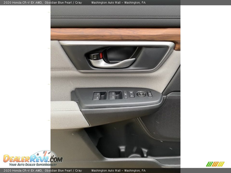 2020 Honda CR-V EX AWD Obsidian Blue Pearl / Gray Photo #11