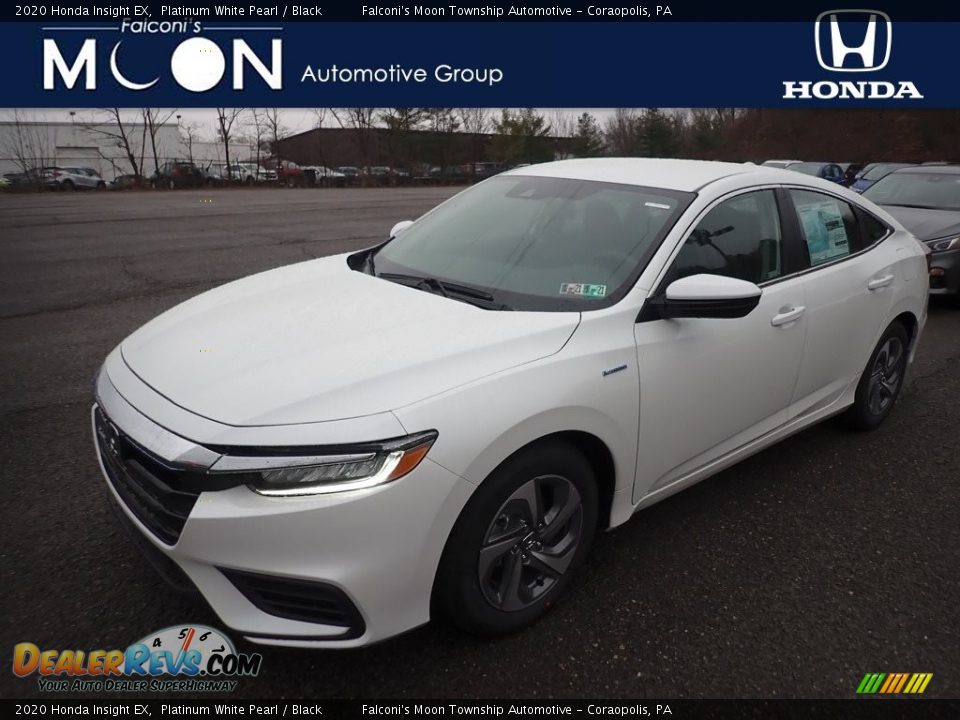 2020 Honda Insight EX Platinum White Pearl / Black Photo #1