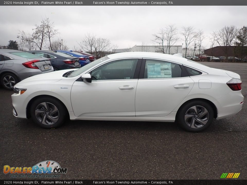 2020 Honda Insight EX Platinum White Pearl / Black Photo #2