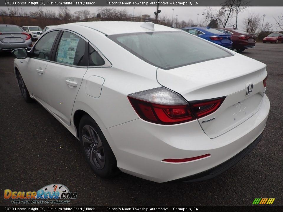 2020 Honda Insight EX Platinum White Pearl / Black Photo #3