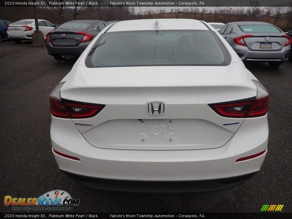 2020 Honda Insight EX Platinum White Pearl / Black Photo #4