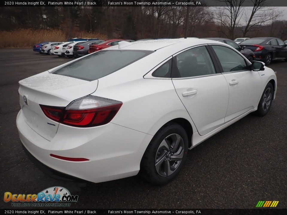 2020 Honda Insight EX Platinum White Pearl / Black Photo #5