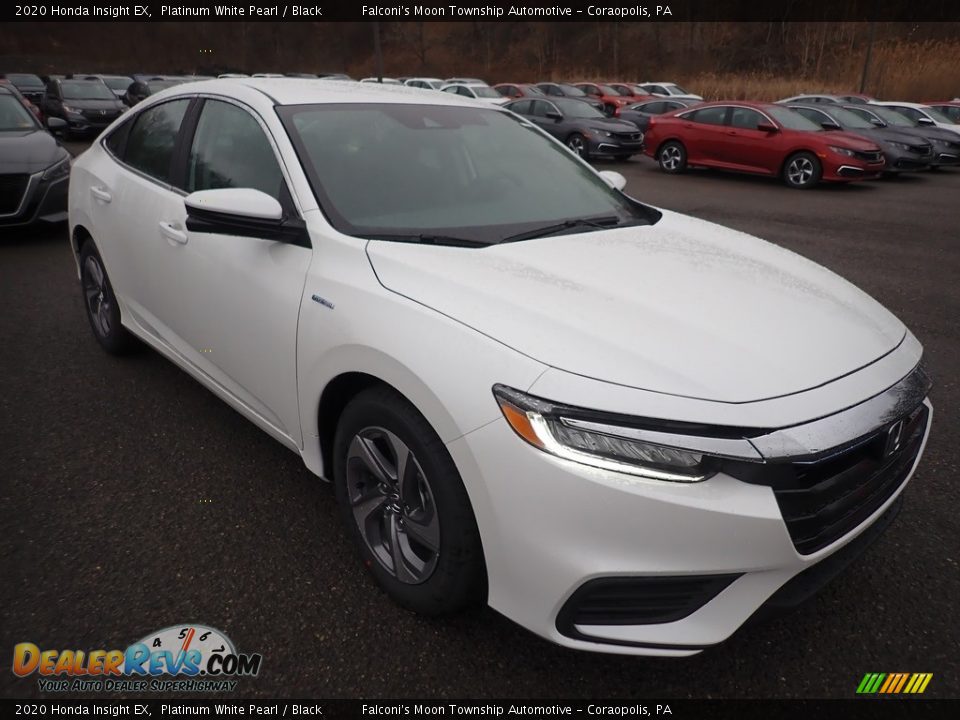 2020 Honda Insight EX Platinum White Pearl / Black Photo #6