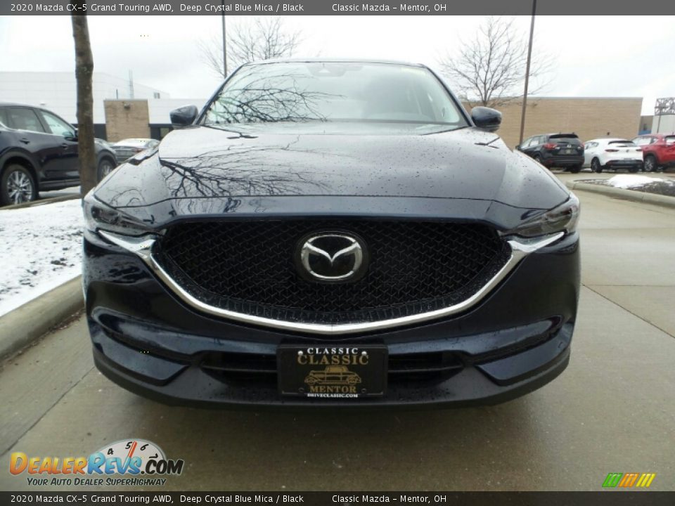 2020 Mazda CX-5 Grand Touring AWD Deep Crystal Blue Mica / Black Photo #2