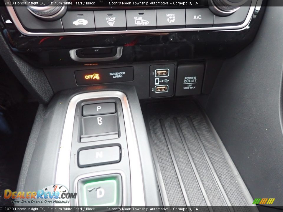 2020 Honda Insight EX Platinum White Pearl / Black Photo #15