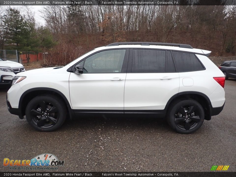 Platinum White Pearl 2020 Honda Passport Elite AWD Photo #2
