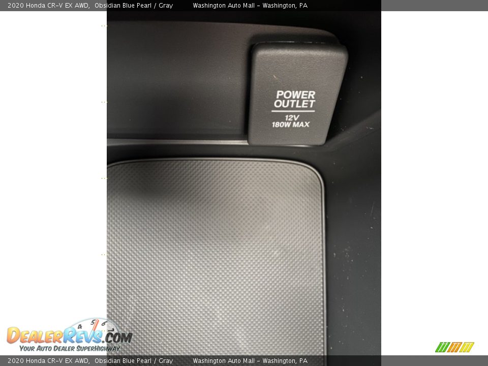 2020 Honda CR-V EX AWD Obsidian Blue Pearl / Gray Photo #36