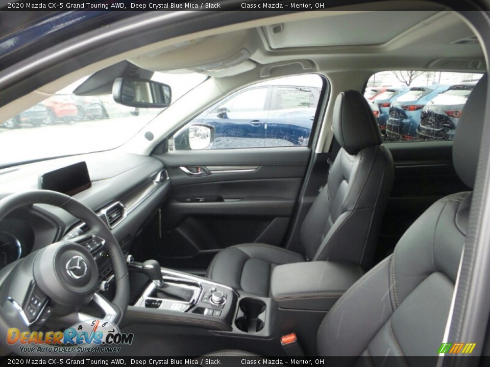 2020 Mazda CX-5 Grand Touring AWD Deep Crystal Blue Mica / Black Photo #8