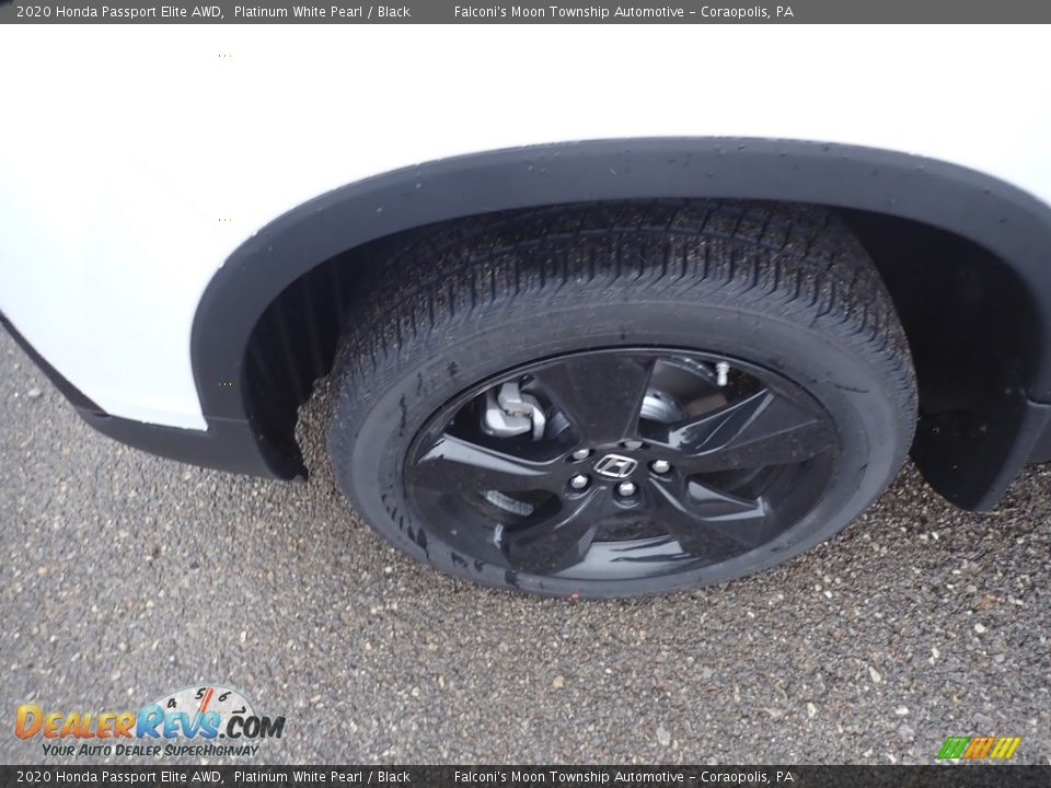2020 Honda Passport Elite AWD Platinum White Pearl / Black Photo #8