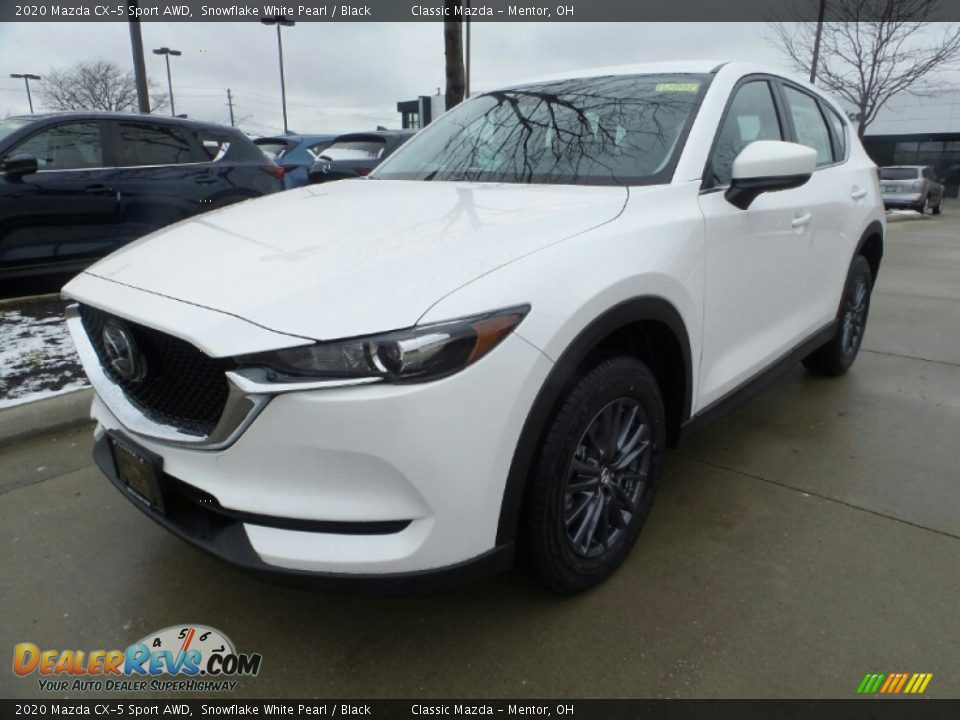 2020 Mazda CX-5 Sport AWD Snowflake White Pearl / Black Photo #3