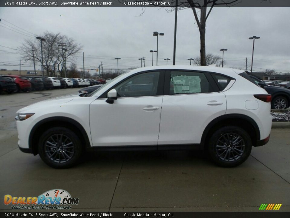 2020 Mazda CX-5 Sport AWD Snowflake White Pearl / Black Photo #4