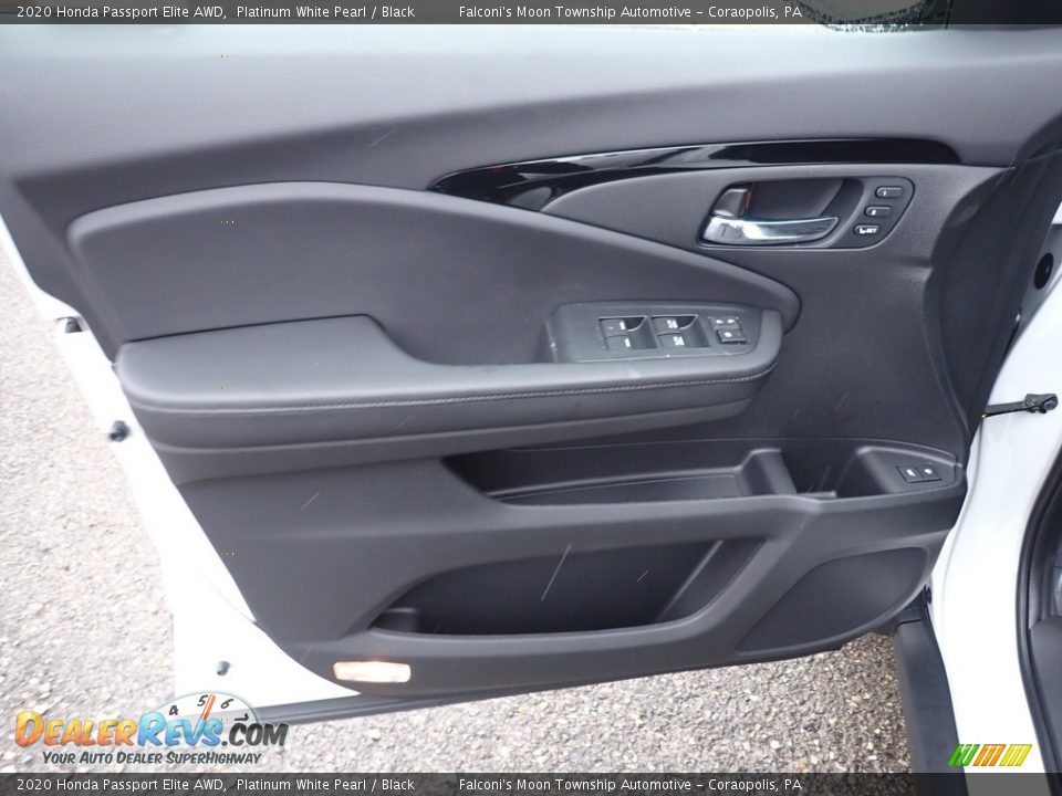 2020 Honda Passport Elite AWD Platinum White Pearl / Black Photo #11