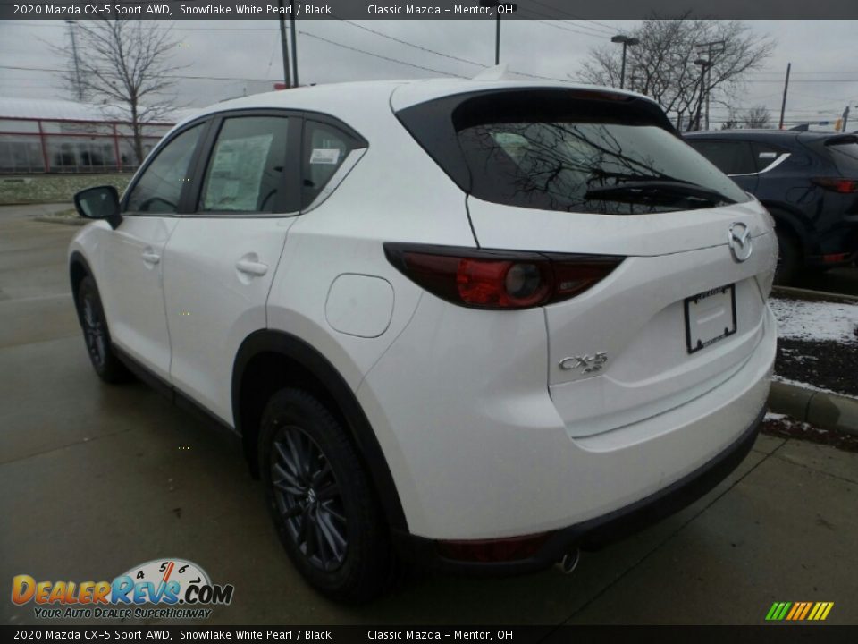2020 Mazda CX-5 Sport AWD Snowflake White Pearl / Black Photo #5