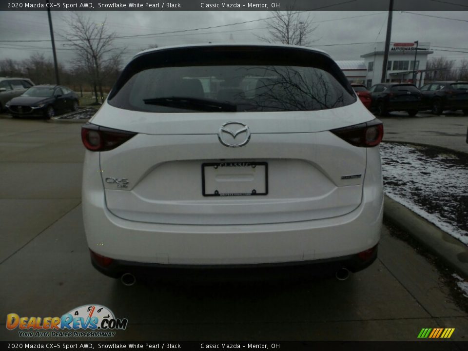 2020 Mazda CX-5 Sport AWD Snowflake White Pearl / Black Photo #6